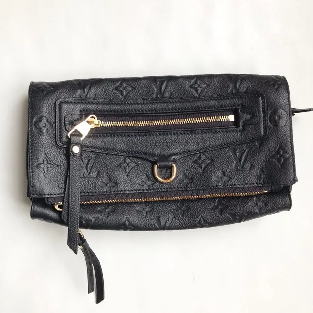 Louis Vuitton Empreinte Petillante Clutch Navy | Monogram Leather | Authentic - Picture 2 of 13